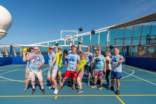 Camp 80s Cruise Dodgeball Competition