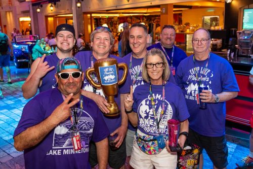 Camp 80s Cruise Winner's Cup Presentation and Photo
